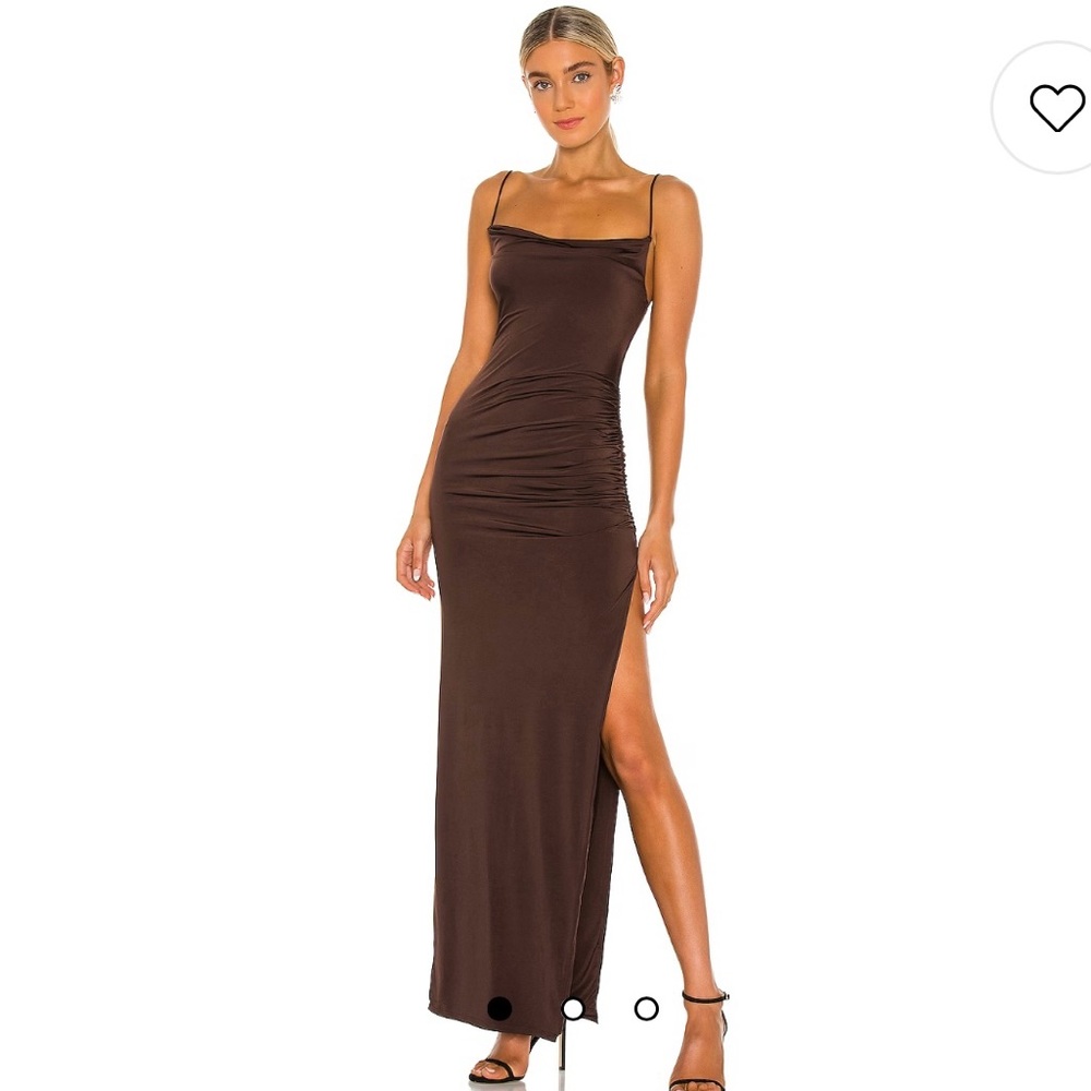 Lovers and Friends- Odessa Gown in Espresso Brown